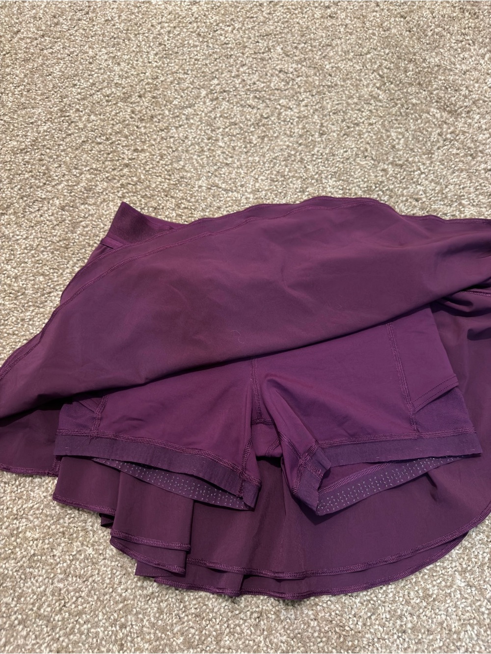 lululemon athletica Plum Layered Skater Skirt - Picture 3 of 3